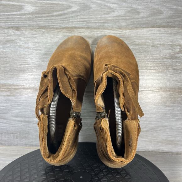Born Women’s Wynter II Brown Suede Ankle Booties Size 11 M - Picture 6 of 10